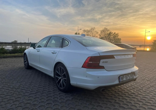 Volvo S90 cena 110000 przebieg: 92000, rok produkcji 2017 z Płock małe 37